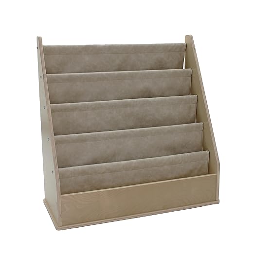 Factory Direct Partners Rustic Kid Birch Sling Book Display; Distressed Faux by FactoryDirectPartners