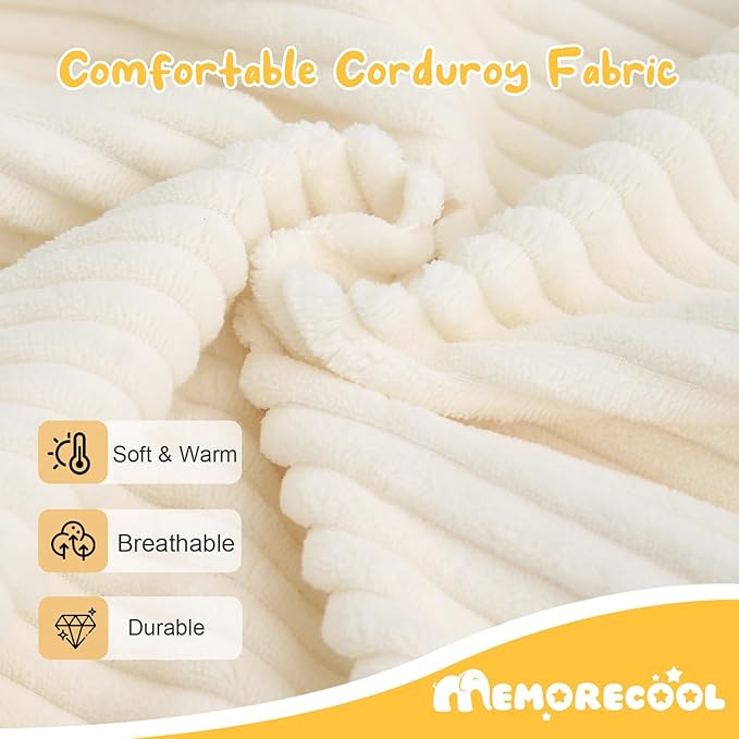 MeMoreCool Modular Kids Couch, Corduroy Play Toddler Couch - Image 6