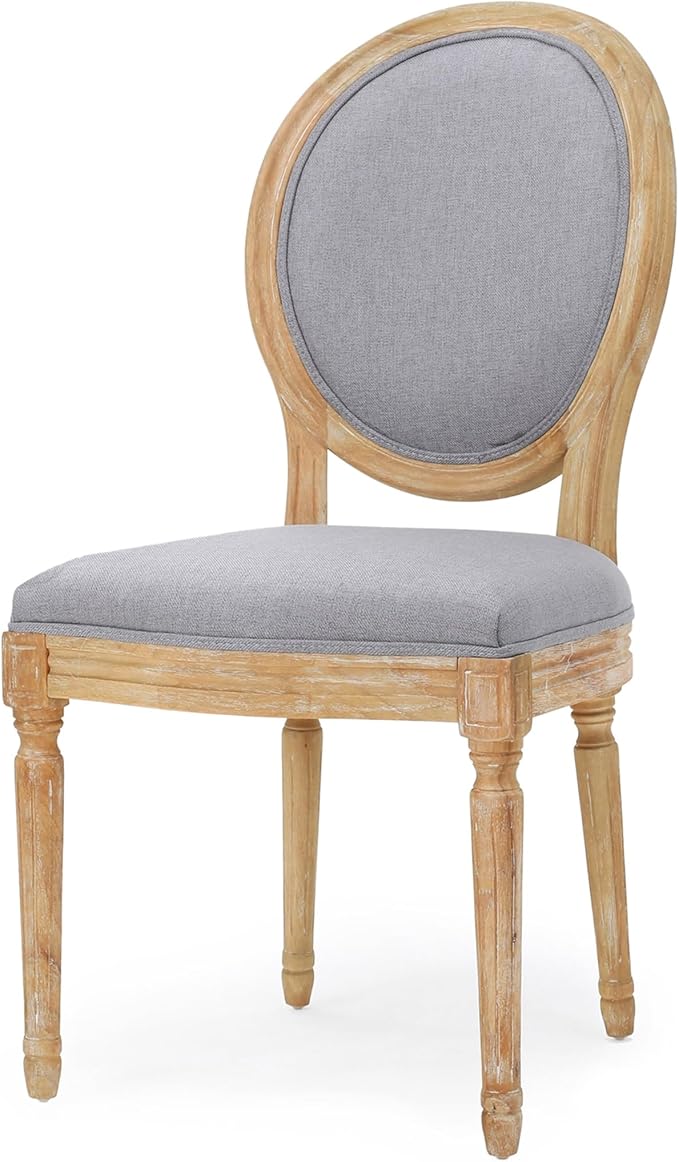 Christopher Knight Home Phinnaeus Fabric Dining Chairs, 2-Pcs Set, Light Grey - Image 6