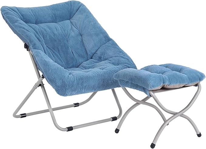 Saucer Chair With Ottoman - Image 8