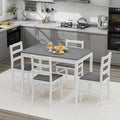 Giantex Dining Table Set with Kitchen Table, Dining Chairs, Compact by Giantex