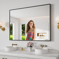 Koonmi Bathroom Mirror 36x48 Bathroom Wall-Mounted Mirrors, Modern Vanity Mirror by KOONMI