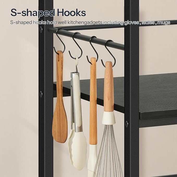 HOOBRO Kitchen Island with Storage, Kitchen Island Table with Power Outlet - Image 7
