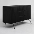 NTC Veil Sideboard with 2 Doors and 3 Drawers, Buffet Cabinet with Vertical by NTC