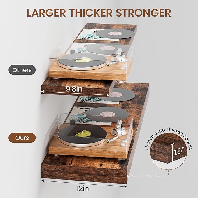 Heimlove 36 Inch Long Floating Shelf - Image 3