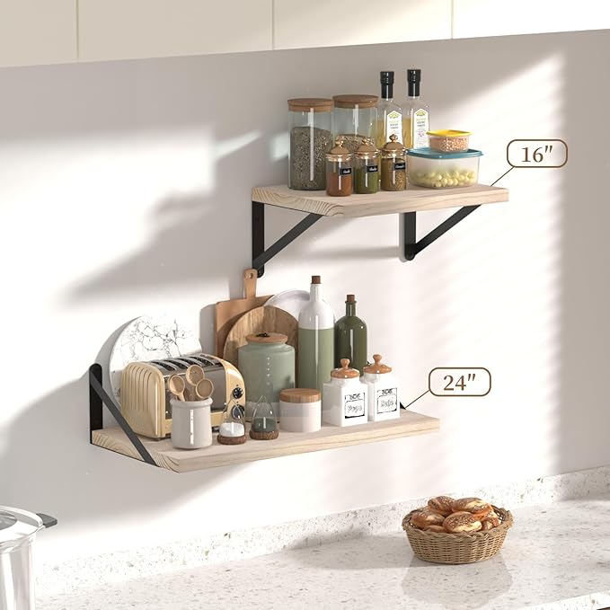 SAUMONIER Floating Shelves Bookshelf - Image 7