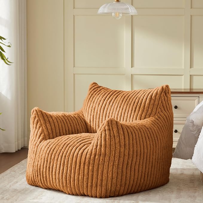 Giant Bean Bag Chairs for Adults Teens, Large Bean Bag Sofa Chairs by Unknown