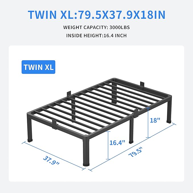 MAF 18 Inch Twin XL Bed Frames - Image 2