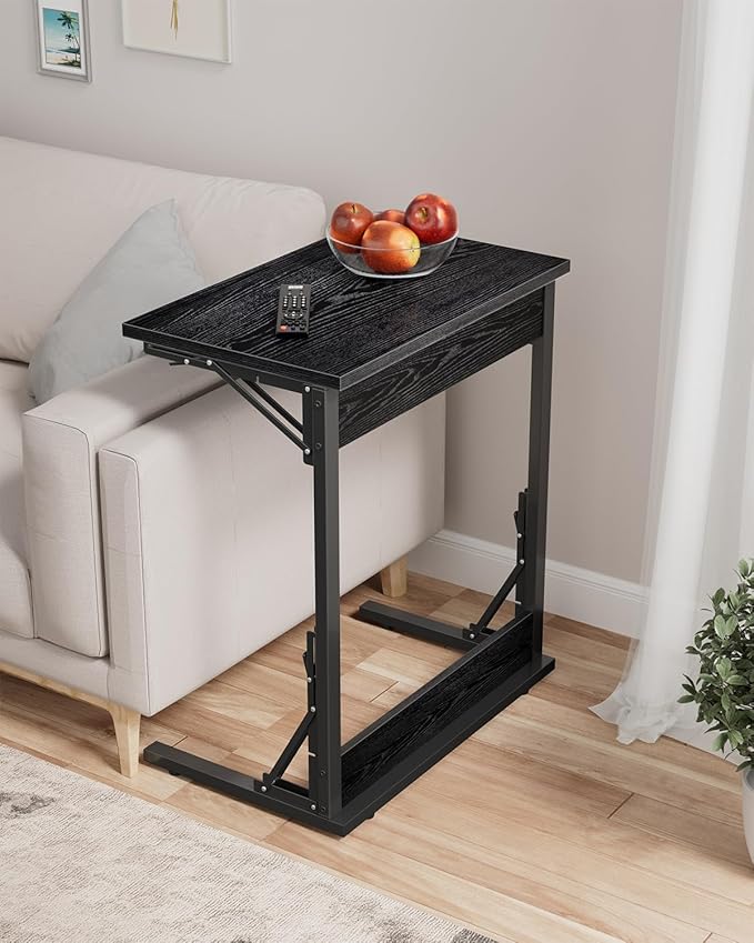 Tatub Folding TV Tray Table, Small Sofa-Side Laptop Desk - Image 5