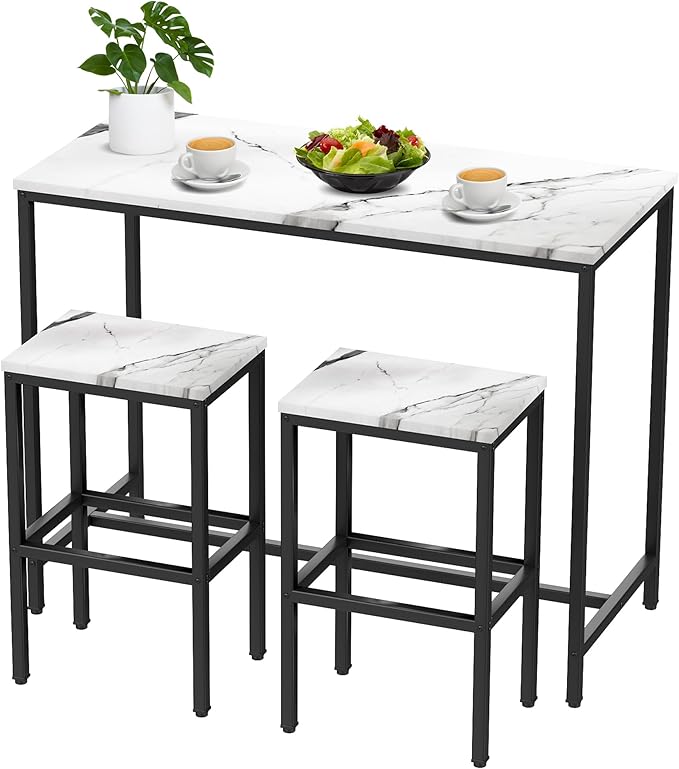 Aklaus Bar Table Set, Counter Height Bar Table by AKLAUSHomeFurniture