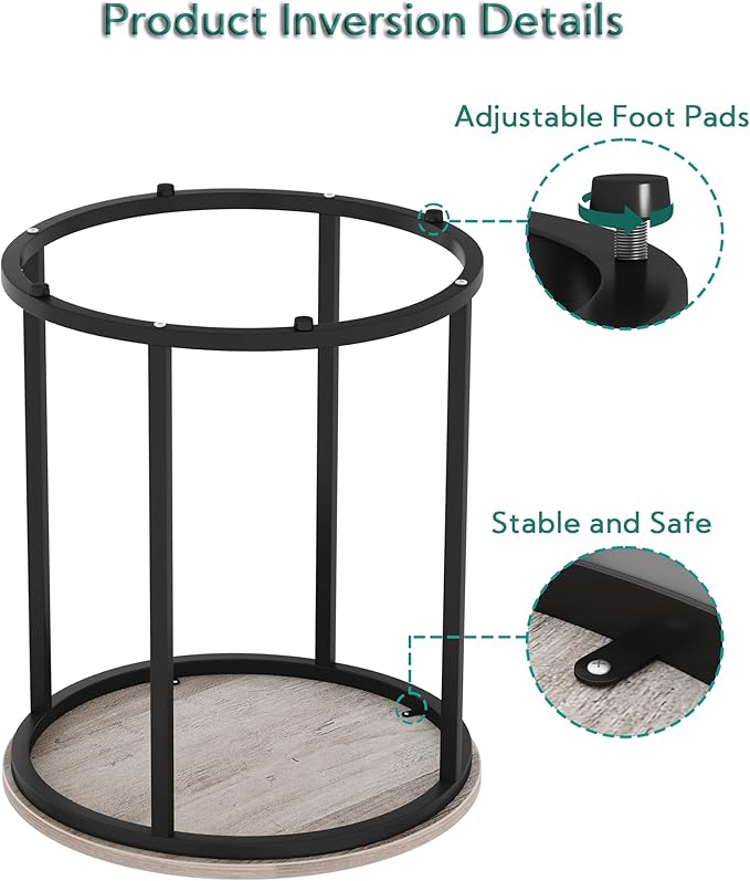Yusong Round End Table - Image 6