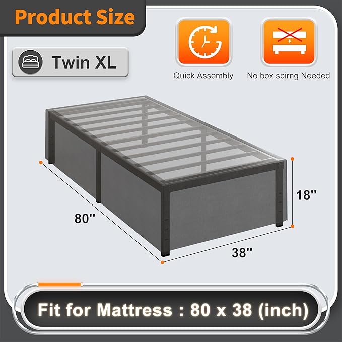 18 Inch Twin XL Bed Frames - Image 2