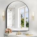 Arched Bathroom Mirror, 36x48IN Black Bathroom Mirror by Welcometocofeny