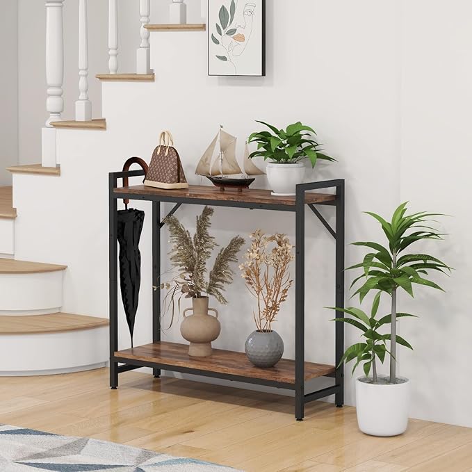 Narrow Console Table, Small Entryway Table - Image 5