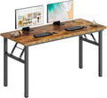DlandHome Large Computer Desk, Folding Desk, Decent and Steady Home Office by DlandHome