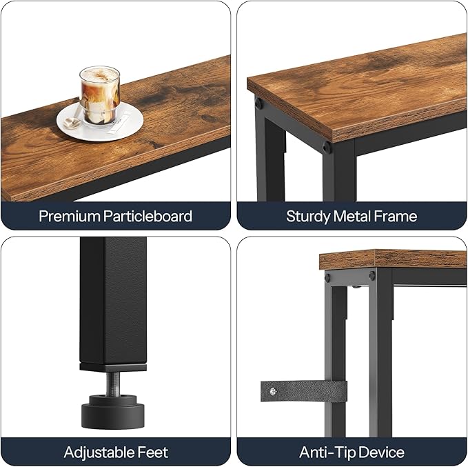 HOOBRO 55.1" Narrow Console Table - Image 9