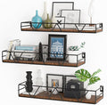 Floating Shelves Set of 3, Home Wood Wall Shelf, Farmhouse Shelf by Amoot
