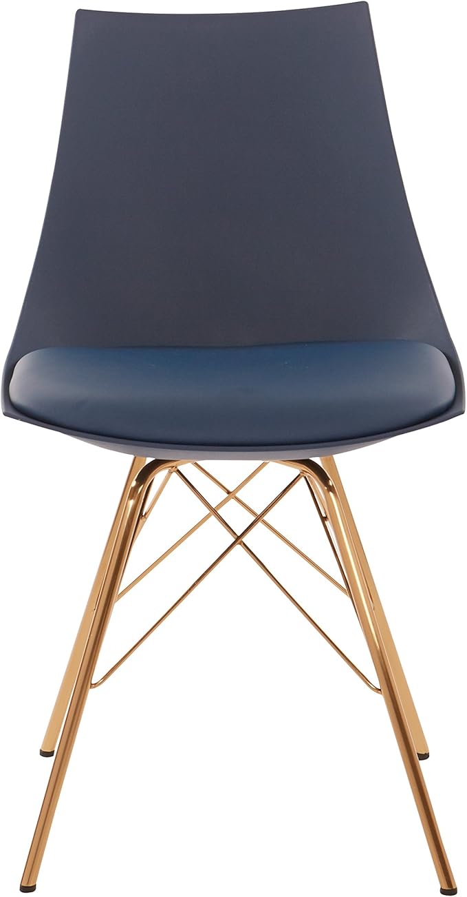 OSP Home Furnishings Oakley Mid-Century Modern Bucket Dining Chair - Image 4