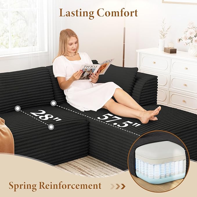 Vesgantti 106" Modular Sectional Sofa - Image 3