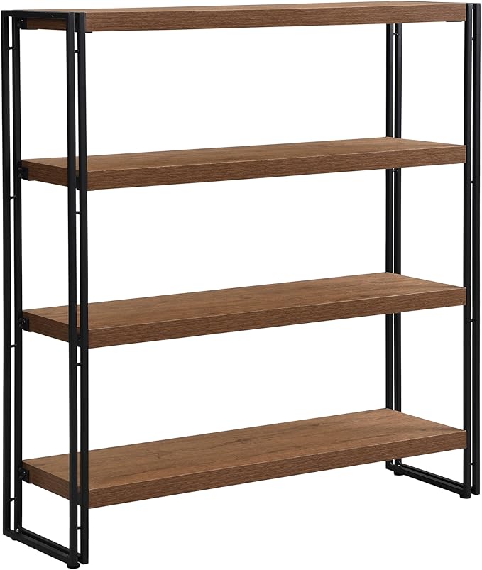 4 Tier Bookshelf Rustic Industrial Bookcase by FIVEGIVEN