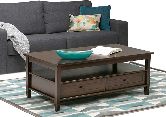SIMPLIHOME Warm Shaker Coffee Table - Image 2