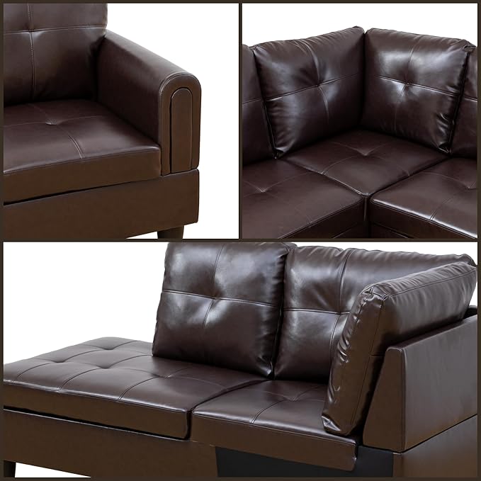 L Shaped Sectional Couches, Modular Sectional Modern Sofa - Image 6