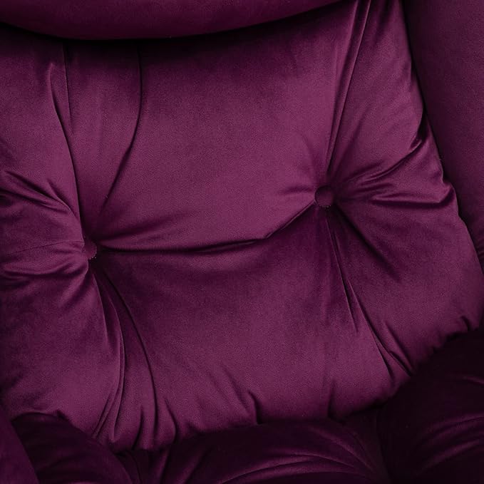 HollyHOME Fabric Large Lazy Chair, Accent Reading Chair, Cozy Lounge Chair - Image 9