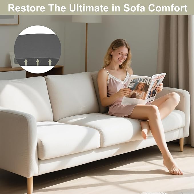 Couch Cushion Support for Sagging Seat, High-Density Curved Foam Sofa Furniture - Image 7