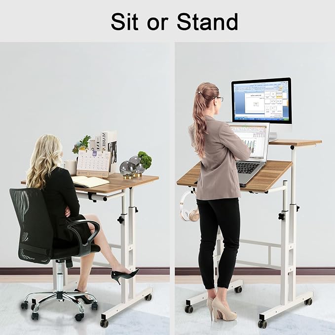 Hadulcet Mobile Standing Desk - Image 4
