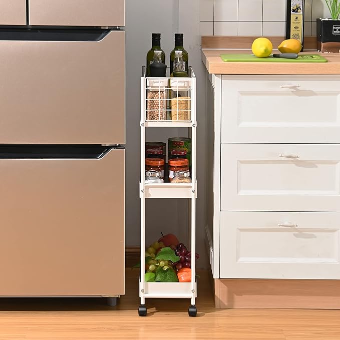 KINGRACK 3-Tier Rolling Utility Cart - Image 7