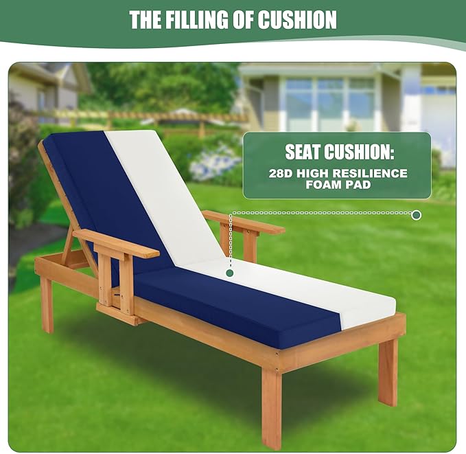 Chaise Lounge Cushions Outdoor - Image 4