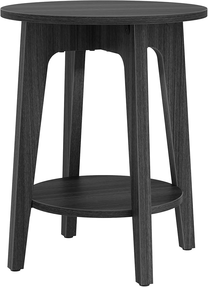 VASAGLE Side Table, Small Round End Table - Image 4