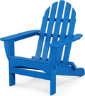 POLYWOOD AD5030PB Classic Folding Adirondack Chair, 35.00" x 29" x 35.00" by POLYWOOD