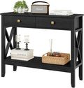 Console Table, Sofa Table 13.8" D x 39.37" W x 31.5" HEntryway Table by Lomojo