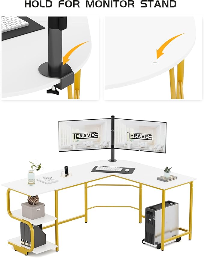 Teraves Reversible L Shaped Desk - Image 4