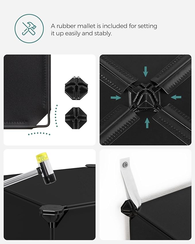 SONGMICS Cube Storage Organizer, Closet Organizers and Storage, Room - Image 4