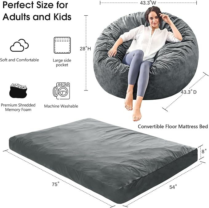 Bean Bag Chairs for Adults - Image 3