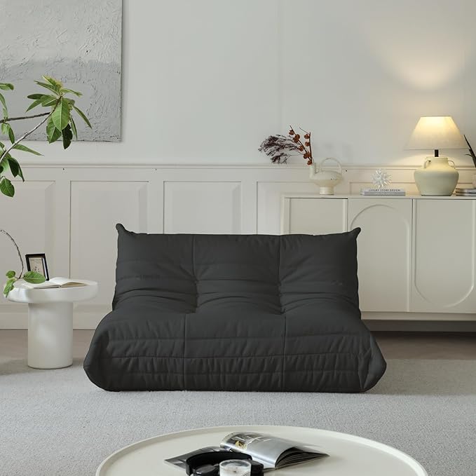 Luxury Sofa Couch Chair, Lazy Floor Seating, Fireside Bean Bag Chair, Ergonomic - Image 9