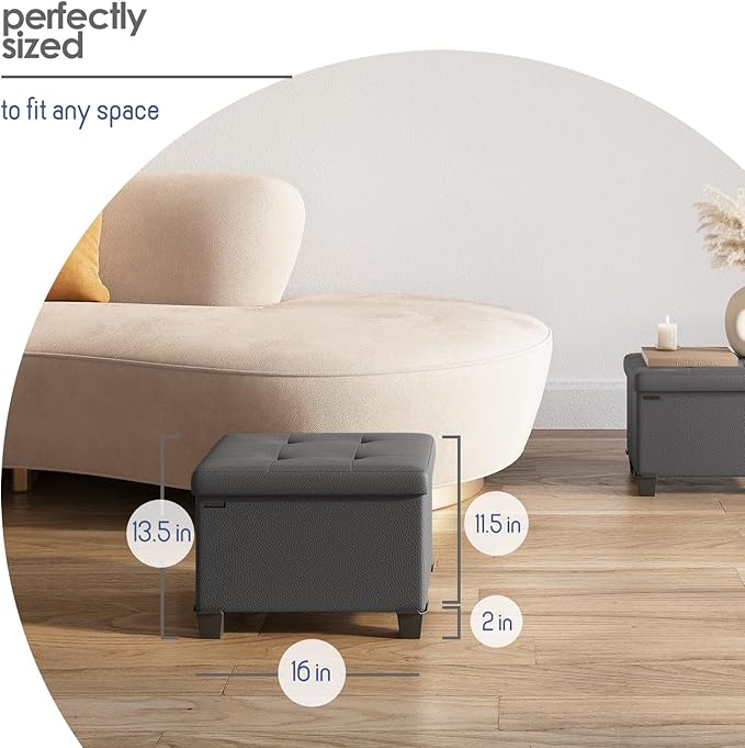 STORAGEBUD Storage Ottoman Cube - Image 8