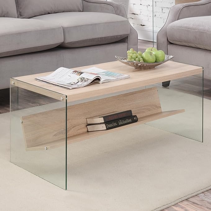 Convenience Concepts SoHo Glass Coffee Table 40" - Image 2