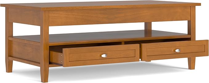SIMPLIHOME Warm Shaker Lift Top Coffee Table - Image 8