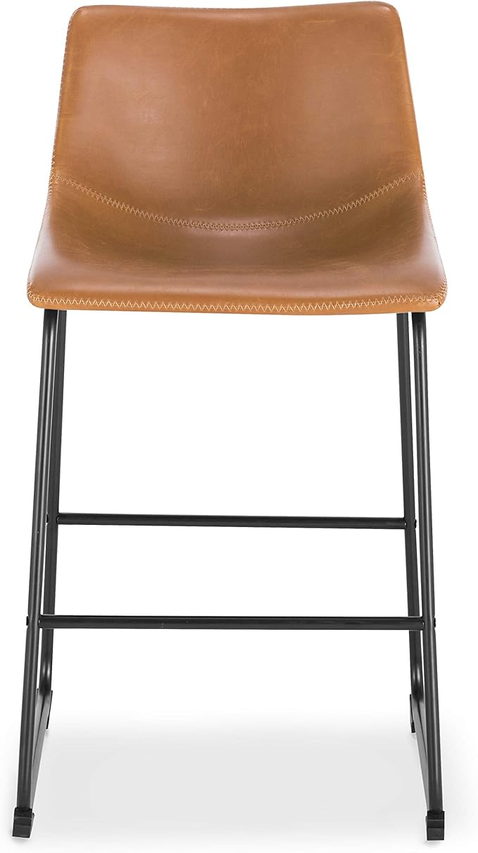 POLY & BARK Bar Stools Set of 3 – 34" Counter Height Chairs - Image 4