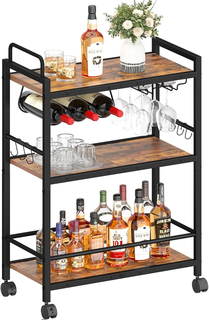 Home Bar Serving Cart, Serving Cart by Lifenite