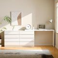8 Drawer Vanity Dresser Combo by Unknown