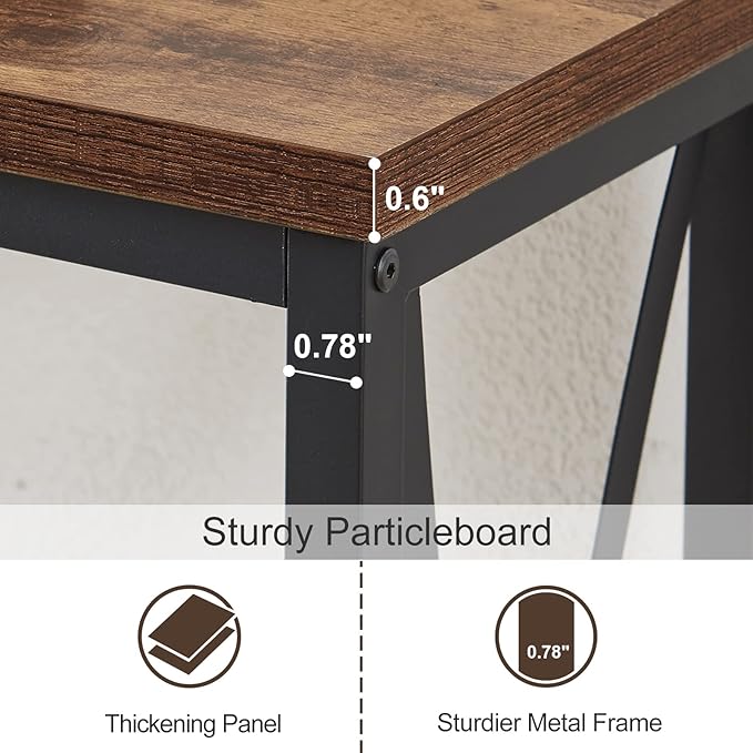 SUPERJARE 70 Inch Console Table - Image 5