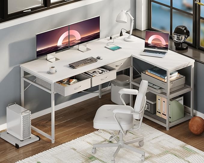 AODK 53 Inch L Shaped Computer Desk - Image 2