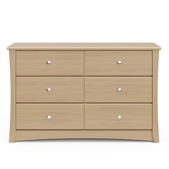 Storkcraft Crescent 6 Drawer Double Dresser – GREENGUARD Gold Certified - Image 3