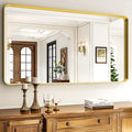 55"x 30" Gold Bathroom Mirror by EASLY