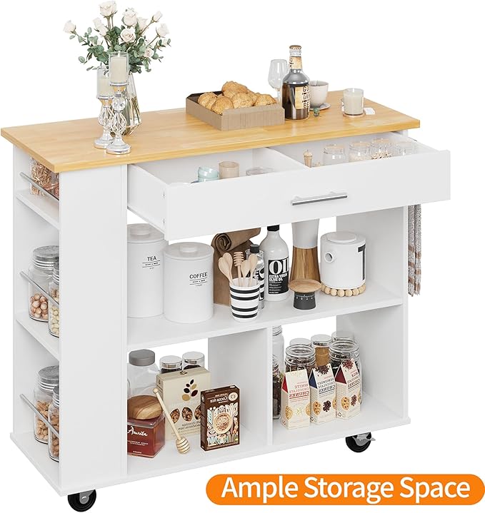 Shintenchi Kitchen Island on Wheels - Image 5
