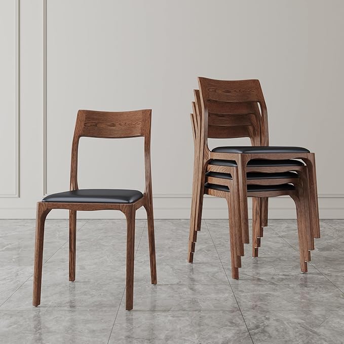 Manhattan Comfort Moderno Stackable Dining Chairs - Image 3